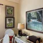 Beach villa staffed daily.