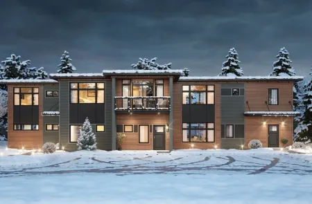 Mountain Modern Home on Lake Everest!  Only 3 miles to Whiteface! Отели в г. Уилмингтон