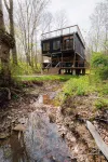Unique Container Retreat With Creek Villa - 4-Star