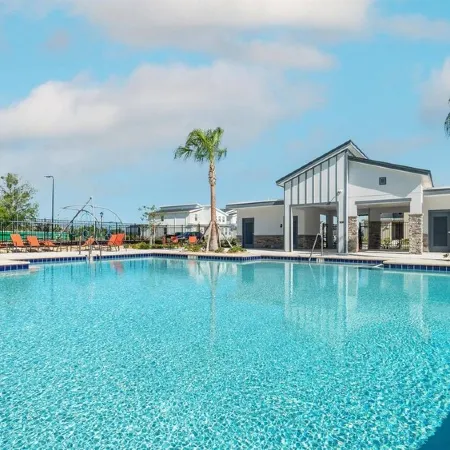 private pool/communal pool/games room/themed bedrooms
