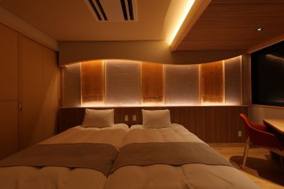 エグゼクティブフロアスーペリア、バス付きハリウッドツイン、オーシャンビュー 隠岐の島・美味しい海の宿 隠岐プラザホテルの写真