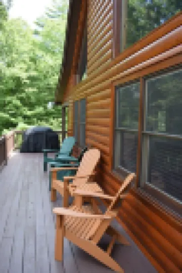 Log Cabin in a secure community in the beautiful Blue Ridge Mountains.