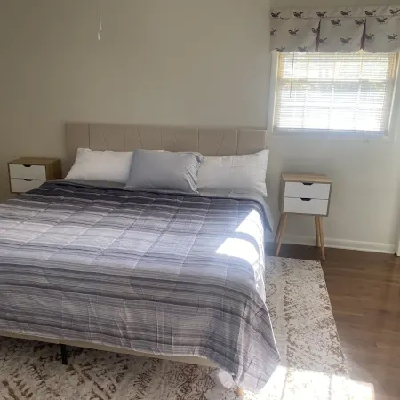 Visiting family need space? Enjoy our spacious & serene abode. Plenty of space!