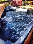 Relax and unwind at this private, rustic and romantic cabin; Private Hot tub