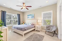 Buckroe Beach Home with King Bed, Grill, Games and 5 min Walk to Beach…Sleeps 8.