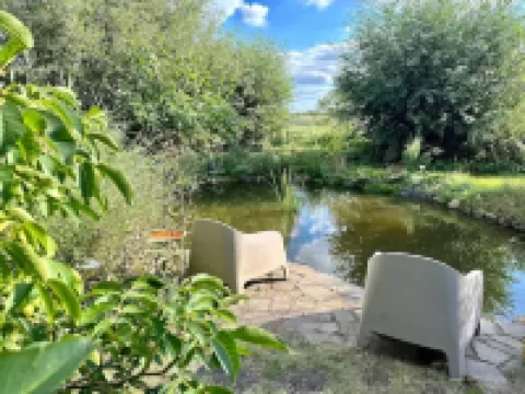 Mecklenbü mit Teich, Kamin, Sauna und Hotpott