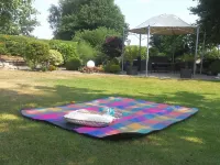 Apartment 90m² with sauna for single use. Barbecue area, terrace, garden, carport