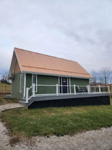 Cozy cottage located in rural Central Ohio.