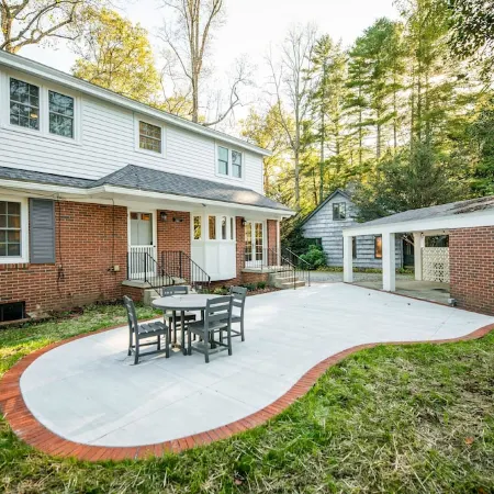 Steps from downtown Brevard you can enjoy BB's Camp House