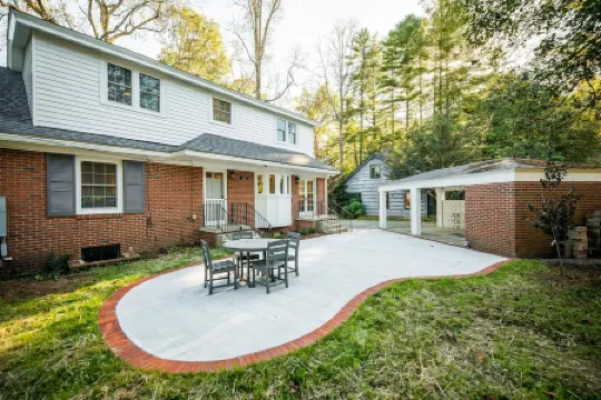 Steps from downtown Brevard you can enjoy BB's Camp House