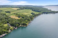 Lakefront Home - Seneca Wine Trail Hot Tub & Sunset View with Firepit, Private - 4-Star