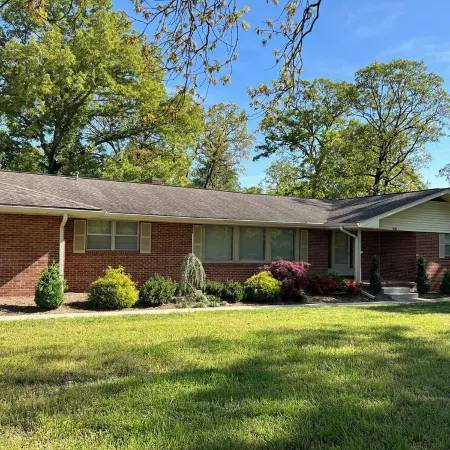 Beautiful large home on Lake Chickamauga at Dallas Bay with private boat ramp.