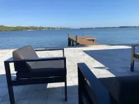 Delma's Waterfront Oasis with Panoramic Open Water View!! Paradise Found