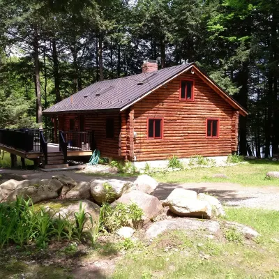 Log Cabin - Lake Pauline Waterfront - 2 Miles To Okemo Mountain/Jackson Gore