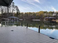 Beautiful waterfront home on a private cove in Lake Keowee w/ hot tub