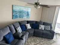 Beach Condo on Gulf! 3 Bed 2 Bath, Sleeps 8. Handicap Equipped, Elevator Access