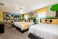 9 Bedroom with Princess and Mickey Rooms for Kids Villa