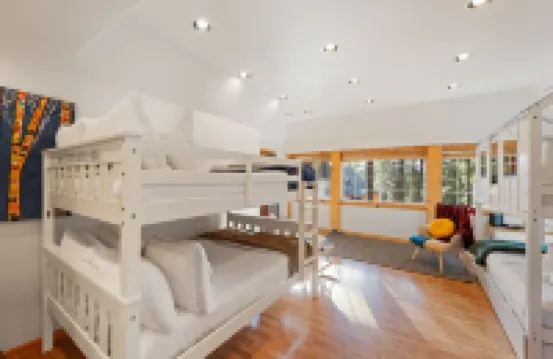 Scenic Deck, Game Room and Deluxe Kitchen - Elegant Cabin Retreat Hotels in Kings Beach