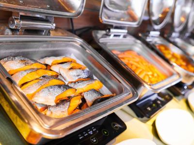 料理 天然温泉 四季彩の湯 スーパーホテルPremier大阪本町駅前の写真