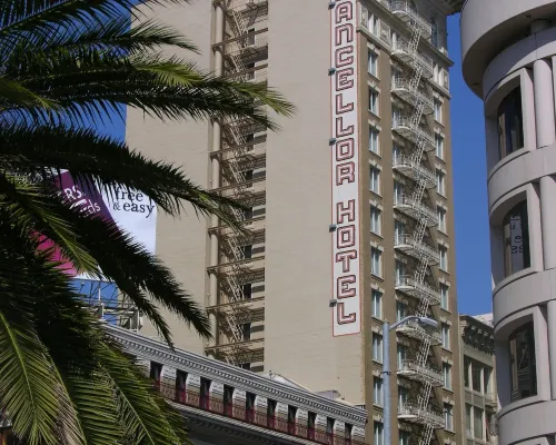 Chancellor Hotel on Union Square Hotels near Alcatraz