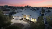 Ultimate Open Waterfront Home Sailboat Gulf Access  Heated Pool Hotels in Cape Coral