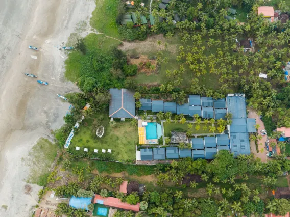 Morjim beachfront view