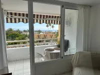 Borinquen just 280 meters to the beach, balcony with sea view, heated pool, wifi