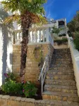 Sea view and seafront Villa Dolores in Tisno on the Dalmatian coast Hotel a 