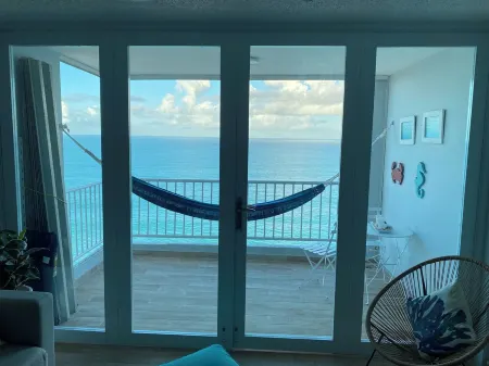 Our Tropical Nest! Ocean View 18th Floor in Wonderful Luquillo Pool Closed!!