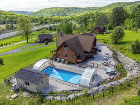 Indoor Pool,Largest Game Lodge,Sleeps 39