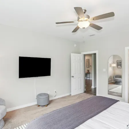 Hearth & Haven 4BR w/ Game Room + Fire Pit Walk to Foley Sports Complex