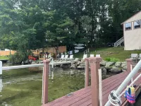 Charming 2-Bedroom Ranch Style Waterfront Mobile with Boat Dock in Meredith - AC - 4-Star
