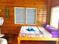 The Green Parrot Fish at King Lewey's Island Resort, Placencia Cayes, Belize