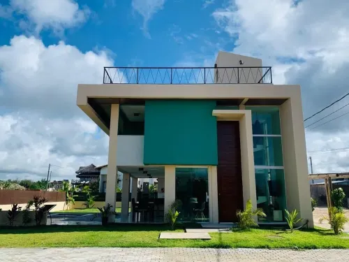 Charming House in São Miguel do Gostoso Pet Friendly Gated Community