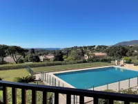 Contemporary apartment with sea view and swimming pool