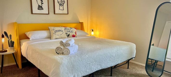 King Bed,central, Worker-friendly,longstaydiscount Hotels in Sherman