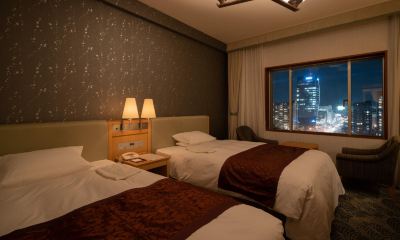 デラックスツインルーム(喫煙) ホテルオークラ新潟の写真