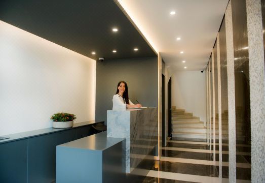 NLH 픽스 호텔 내부 또는 주변 거리