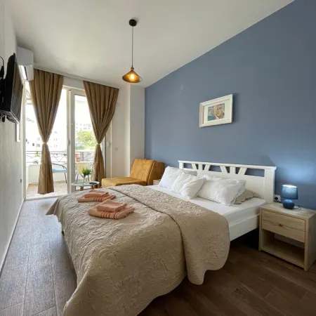 Blue Studio with Sea  view Отели в г. Улцинь