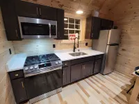 Luxury Custom Built Cabin in Jackman with Direct Trail Access for Powersports Hotels in Jackman
