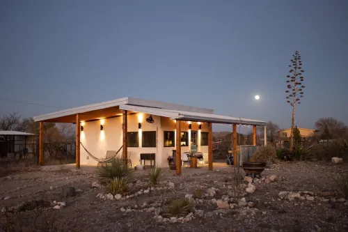 Sunset Ranch, a private acre lot facing open ranch land and high planes desert