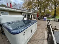 Designed for Fun! Lakefront Home - Pet Friendly! Hot Tub, Fire Pit Ready to Go! Hotels in Lake Ripley