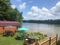 Affordable Cozy Cedar Cabin Overlooking the River Hotels in Gallia County