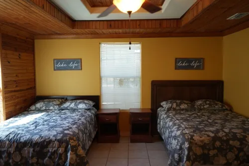 Sunshine Cabin with a Shared Fishing Pier Not Waterfront