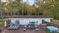 Lakefront Catskills Escape with Hot Tub, Game Room, and Theater!