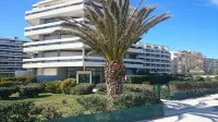 Apartment waterfront luxury building Canet Sud, parking and WIFI access