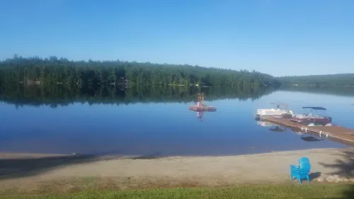 A beautiful two Bedroom house located on Green Lake in Maine.