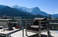 Mountain view panorama Garmisch