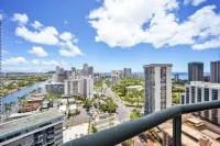 Stunning High-Floor Unit with Spectacular Ocean, Diamond Head, and Waikiki Views - 자쿠지