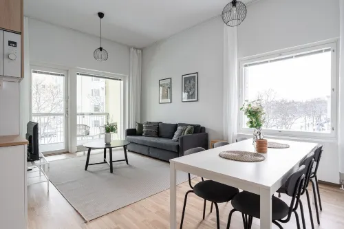 Spacious 2Br at Tammela Stadium - Sauna & Balcony - Apartments